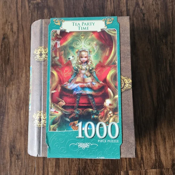 Tea Party Time Puzzle 1000pc | Alice in Wonderland Themed - Picture 3 of 5